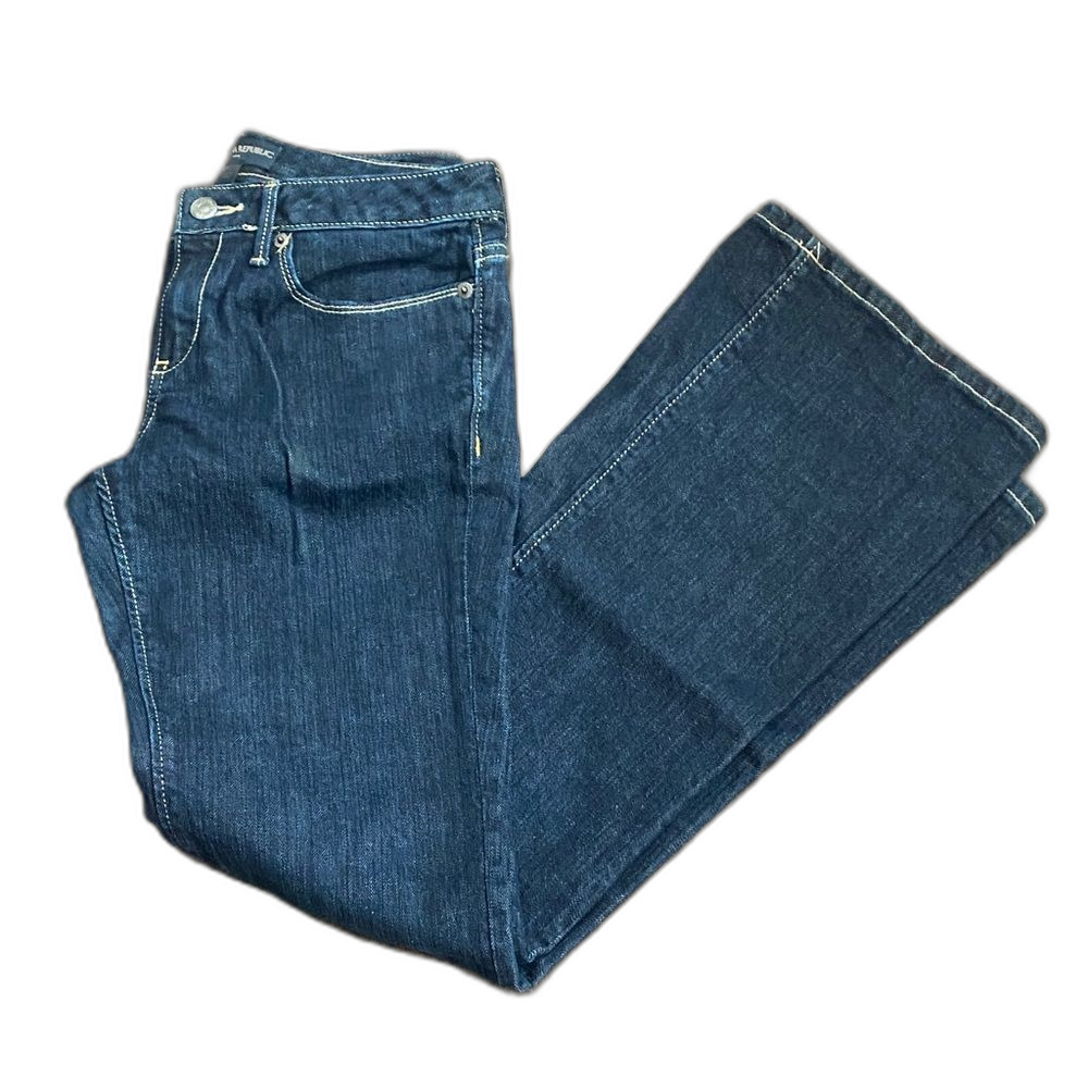 Banana Republic Women's Dark Blue Boot Cut Jeans